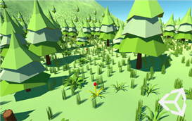 Unity Asset Store - Lowpoly trees and vegetation